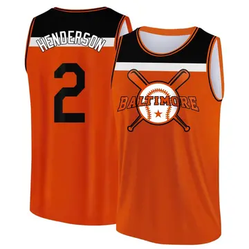 Youth Gunnar Henderson Baltimore Orioles Orange/Black Baseball Legend Tank Top