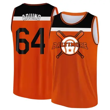 Youth Jayson Aquino Baltimore Orioles Orange/Black Baseball Legend Tank Top