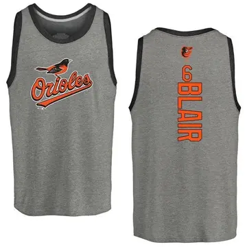 Youth Paul Blair Baltimore Orioles Backer Tri-Blend Tank Top - Ash